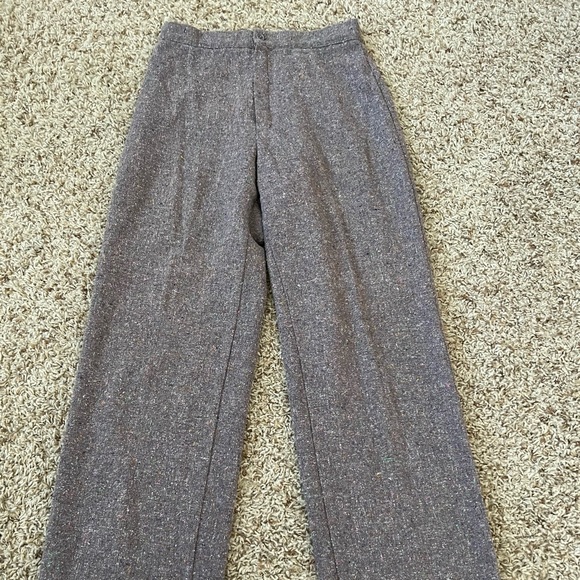 Vintage Brooks Women's Sz 11 3 Pc Multi Wool Blazer Suit Jacket Skirt Pants Set - Picture 3 of 11